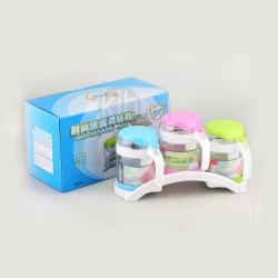 時尚玻璃調(diào)味瓶（三件套