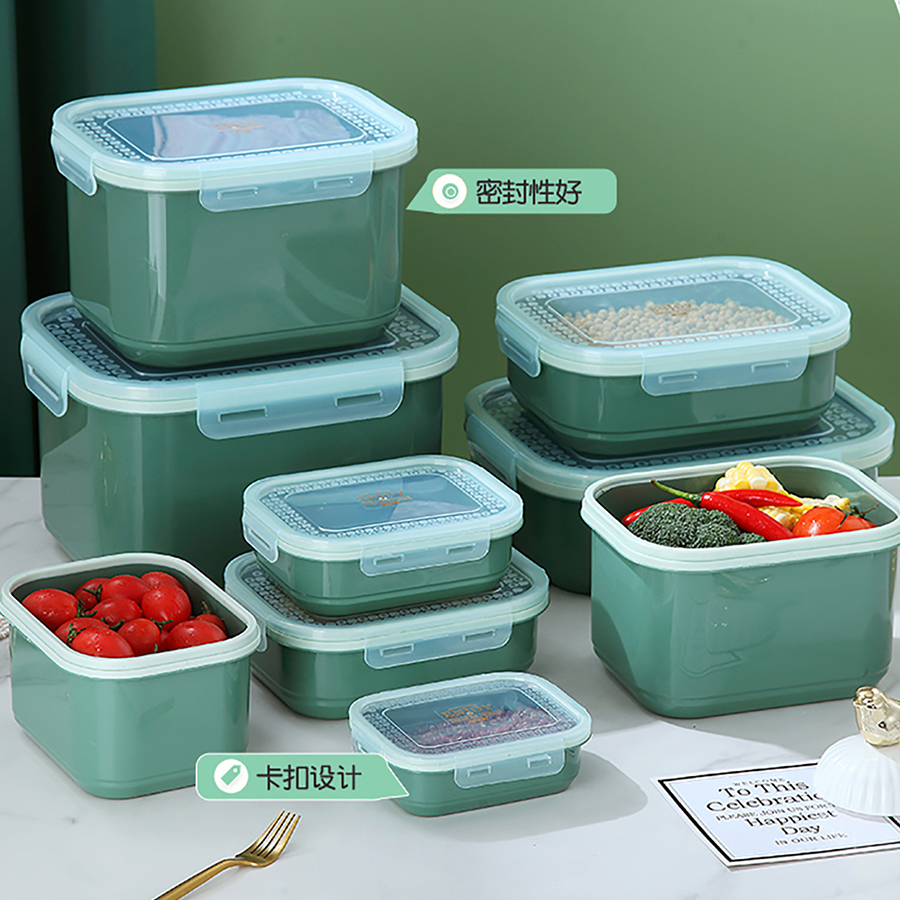 長(zhǎng)方形密封保鮮盒套裝