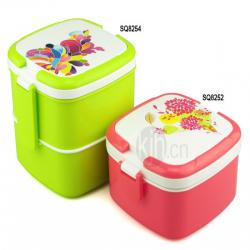 方型手提飯盒、雙層飯