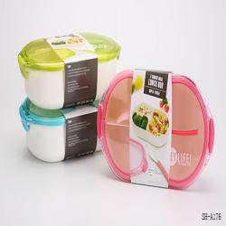 鮮潤(rùn)橢圓3格餐盒（1200m