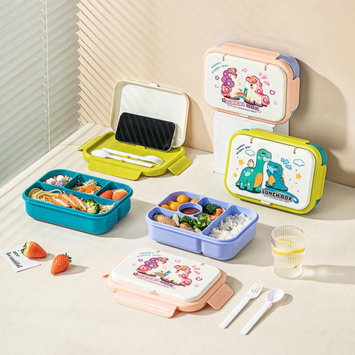 臻美卡通飯盒1.25L